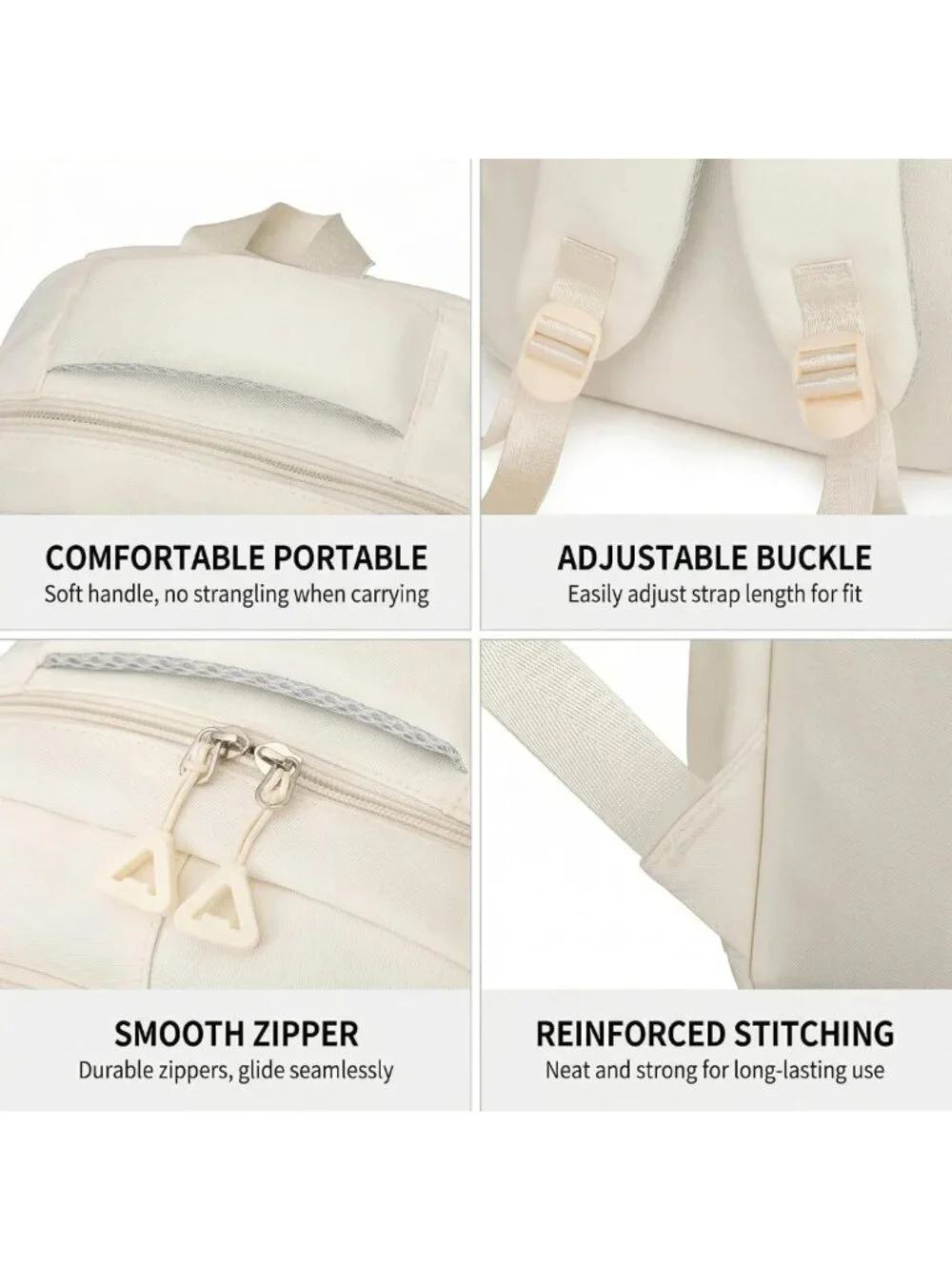 Cute Aesthetic Backpack for Students, Kids & Teen Girls - Stylish School Bag